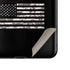 Black and White Camo American Flag Galaxy Z Flip Skin