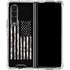 Black and White Camo American Flag Galaxy Z Fold4 5G Clear Case