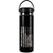 Black and White Camo American Flag Hydro Flask 20oz Wide Mouth Skin