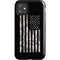 Black and White Camo American Flag iPhone 11 Impact Case
