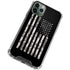 Black and White Camo American Flag iPhone 11 Pro Max Clear Case