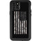 Black and White Camo American Flag iPhone 11 Pro Waterproof Case