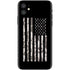 Black and White Camo American Flag iPhone 11 Skin