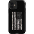 Black and White Camo American Flag iPhone 12 Impact Case