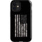 Black and White Camo American Flag iPhone 12 Mini Impact Case
