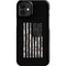 Black and White Camo American Flag iPhone 12 Mini Lite Case
