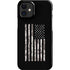 Black and White Camo American Flag iPhone 12 Mini Lite Case