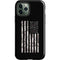 Black and White Camo American Flag iPhone 12 Pro Impact Case