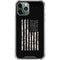 Black and White Camo American Flag iPhone 12 Pro Max Clear Case