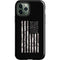 Black and White Camo American Flag iPhone 12 Pro Max Impact Case