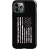 Black and White Camo American Flag iPhone 12 Pro Max Impact Case