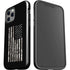 Black and White Camo American Flag iPhone 12 Pro Max Impact Case