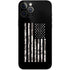 Black and White Camo American Flag iPhone 12 Pro Max Skin