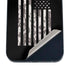 Black and White Camo American Flag iPhone 12 Skin
