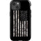 Black and White Camo American Flag iPhone 13 Impact Case