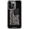 Black and White Camo American Flag iPhone 13 Pro Clear Case