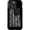 Black and White Camo American Flag iPhone 13 Pro Impact Case
