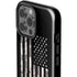 Black and White Camo American Flag iPhone 13 Pro Max Impact Case