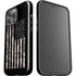 Black and White Camo American Flag iPhone 13 Pro Max Impact Case
