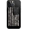 Black and White Camo American Flag iPhone 13 Pro Skin