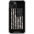 Black and White Camo American Flag iPhone 14 Clear Case