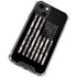Black and White Camo American Flag iPhone 14 Plus Clear Case