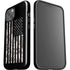 Black and White Camo American Flag iPhone 14 Impact Case