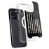 Black and White Camo American Flag iPhone 14 Pro MagSafe Case