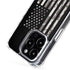 Black and White Camo American Flag iPhone 15 Pro Max MagSafe Case
