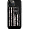 Black and White Camo American Flag iPhone 14 Pro Max Skin