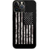 Black and White Camo American Flag iPhone 14 Pro Max Skin