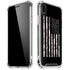 Black and White Camo American Flag iPhone XR Clear Case