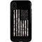 Black and White Camo American Flag iPhone XR Pro Case