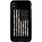 Black and White Camo American Flag iPhone XS Pro Case