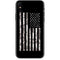 Black and White Camo American Flag iPhone XS Skin