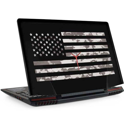 Black and White Camo American Flag Legion Y720 Skin