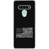 Black and White Camo American Flag LG Stylo 6 Clear Case
