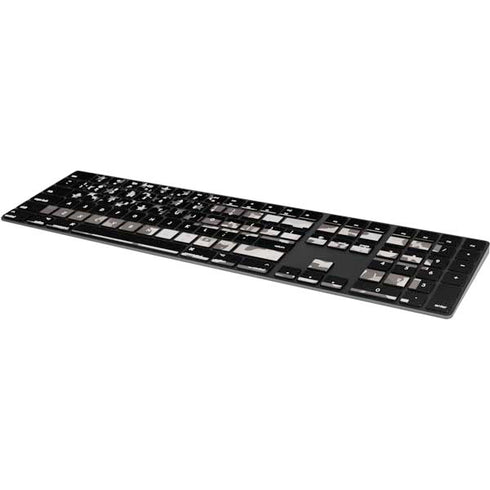Black and White Camo American Flag Magic Keyboard with Numeric Keypad Skin