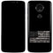 Black and White Camo American Flag Moto E5 Plus Skin