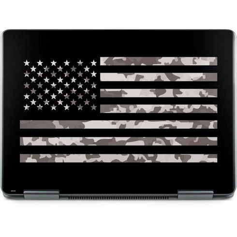 Black and White Camo American Flag Notebook 9 Pro 13in (2017) Skin