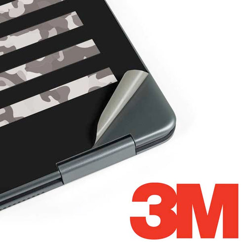 Black and White Camo American Flag Notebook 9 Pro 13in (2017) Skin