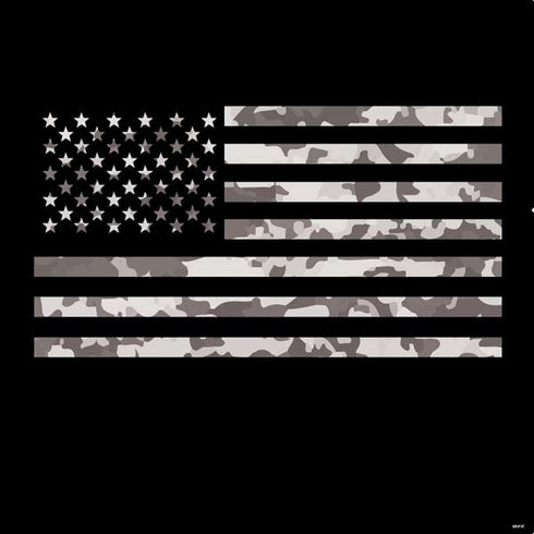 Black and White Camo American Flag PS4 Slim Skin