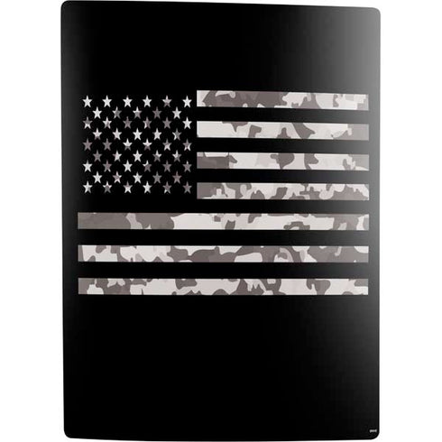 Black and White Camo American Flag PS5 Digital Edition Bundle Skin