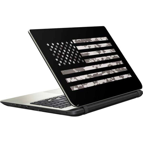 Black and White Camo American Flag Satellite L50-B / S50-B Skin