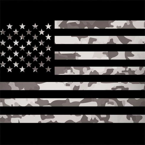 Black and White Camo American Flag HP Spectre Skin
