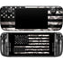 Black and White Camo American Flag Steam Deck Handheld Gaming Computer Skin
