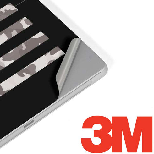 Black and White Camo American Flag Surface Go Skin