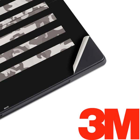 Black and White Camo American Flag Surface Pro 7 Skin