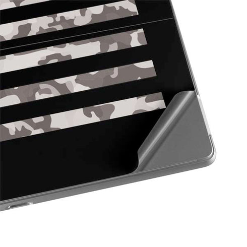 Black and White Camo American Flag Surface Pro 8 Skin