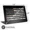 Black and White Camo American Flag Universal Laptop 12in (9.8 x 6.8in) Skin